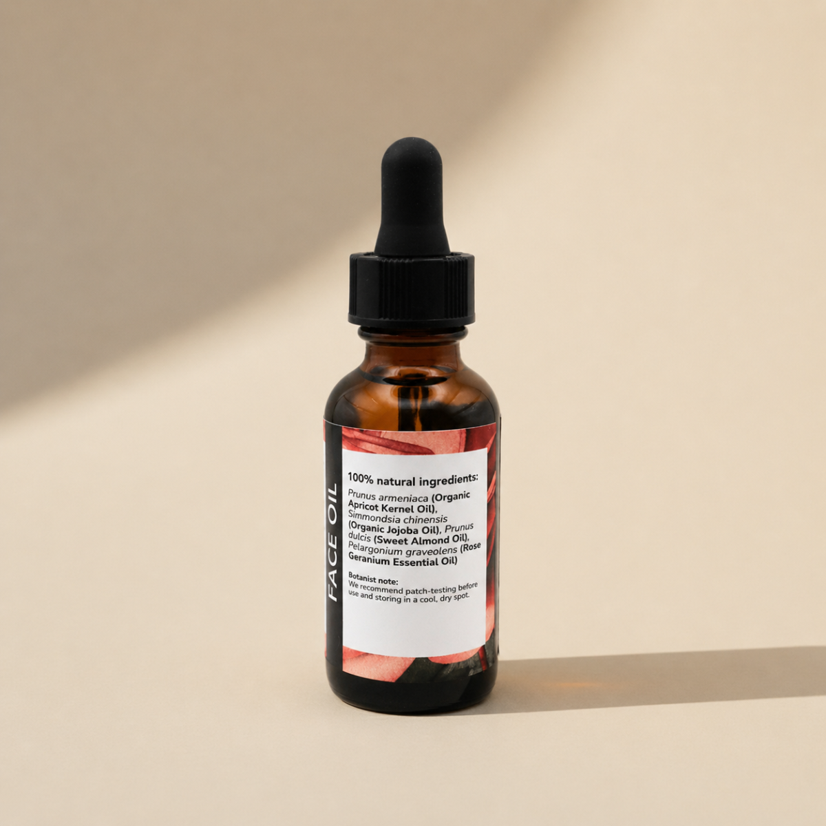 Skin Botanist Nourish & Restore Botanical Face Oil bottle back view