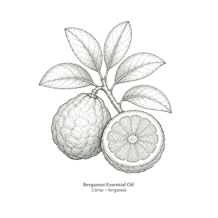 Bergamot ingredient illustration